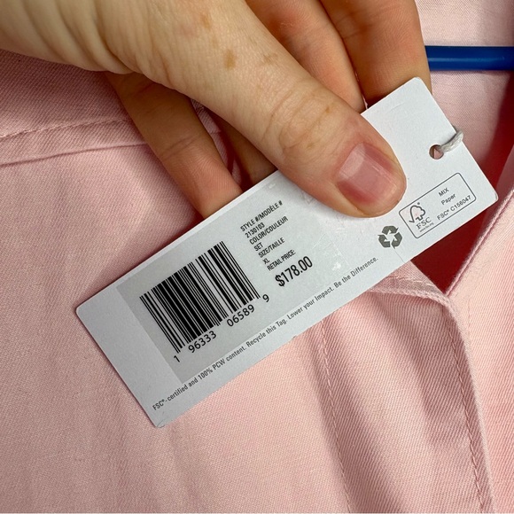 NWT MSRP $178 Outerknown Station Jumpsuit in Light Sunset Blush Pink Size XL - Picture 8 of 10